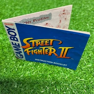 Street Fighter II - Game Manual / Instruction Booklet for Nintendo Game Boy - Picture 1 of 3