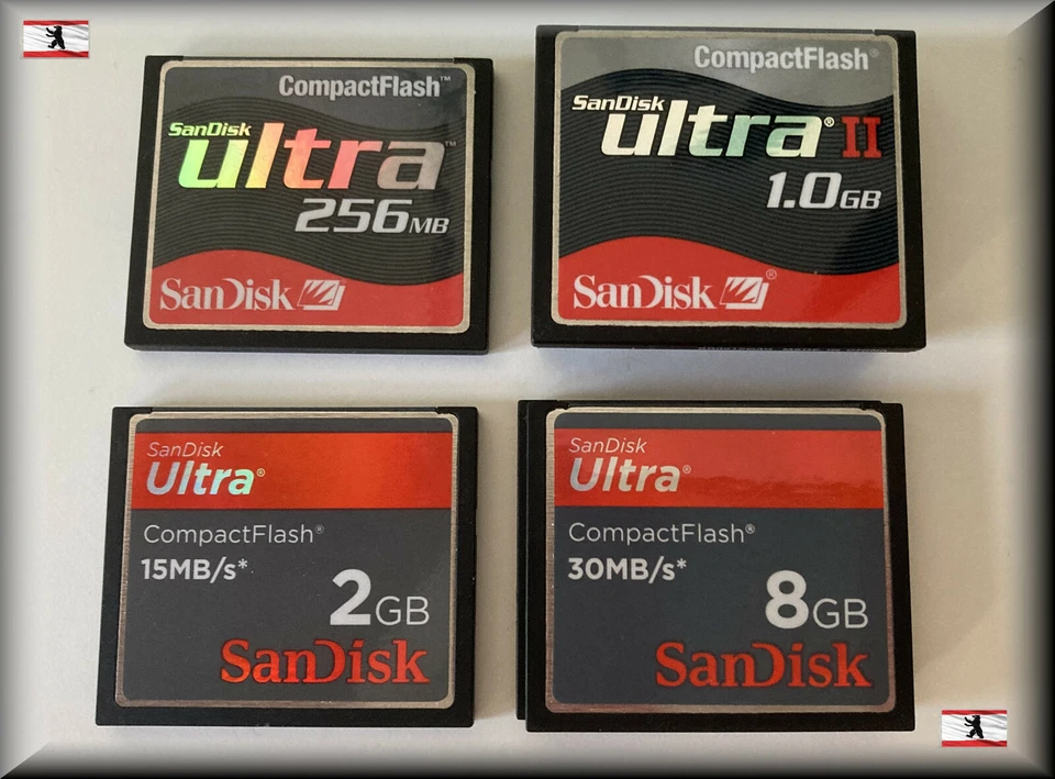 SanDisk Ultra Compact Flash 1GB 2GB 4GB 8GB 32GB Schutzhülle - SDCFX - Image 1 of 1