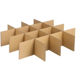 1 Set Cardboard Moving Box Dividers Pappkartons Glasendrenner Schüssel Karton - Bild 1 von 11