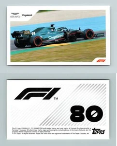 Aston Martin - Lance Stroll #80 Formula 1 Season 2021 Topps Sticker - Picture 1 of 1