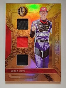 2023 Panini Chronicles NASCAR Racing Gold Standard Swatches #GS-JL Jesse Love - Picture 1 of 2