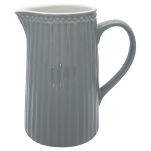 Greengate Krug ALICE Grau Kanne 1 Liter Everyday Geschirr Karaffe STONE GREY - Bild 1 von 1