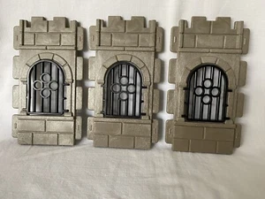 Playmobil 3 walls windows grilles castle farmhouse 3441 3445 3450 3666 - Picture 1 of 1