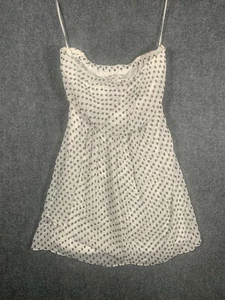 Express Women Dress Multicolored Strapless Layered Size 8 Side Zip Belted String - Picture 1 of 11