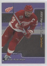 2001-02 ITG Be A Player Signature Series Certified Purple /50 Steve Yzerman HOF