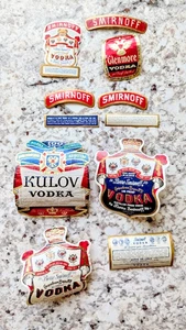 Lot of 11 Vintage Vodka Bottle Labels Antique Advertising Liquor Smirnoff Craft - Picture 1 of 4