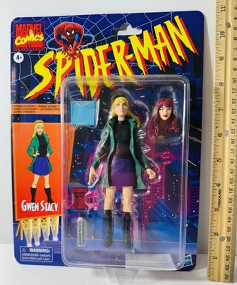 Figura de acción Hasbro Marvel Legends Series Spider-Man Gwen Stacy 6 pulgadas NISP Foto 1 de 2