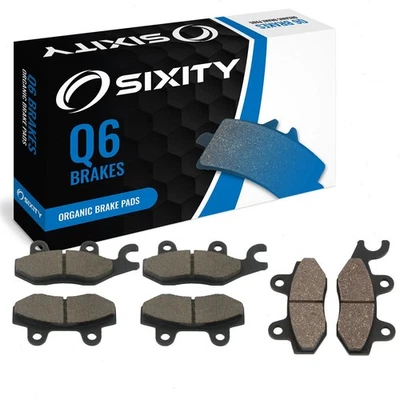 Juego de pastillas de freno delanteras + traseras orgánicas 2008 UM United Motors X-Peed 250 I completo bp Foto 1 de 4