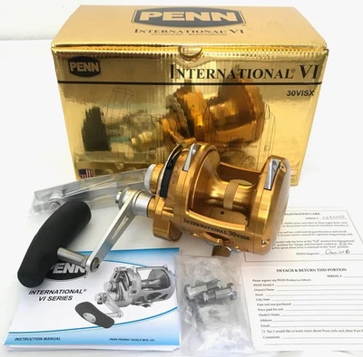 PENN INTERNATIONAL 30VISX  2-speed Conventional Reel - Big Game Multirolle - Bild 1 von 4