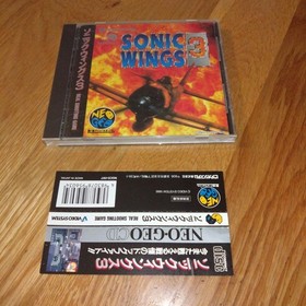 Rare [With obi] Sonic Wings 3 Neo Geo CD NEOGEO-CD