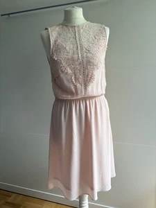 H&M Kleid mit Spitze festlich rosa Gr. 36 - Bild 1 von 3