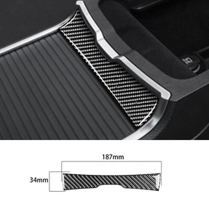 Para Chrysler 300 2011-23 Consola de fibra de carbono real Encendedor Panel Borde - Imagen 1 de 9