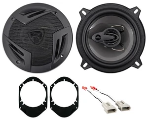 Rockville 5.25" Front Factory Speaker Replacement Kit For 1998-01 Ford Explorer - Picture 1 of 9