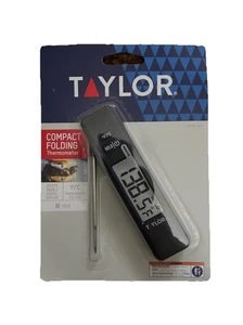 Taylor Compact Digital Folding Probe Kitchen Digital Thermometer. Reads In F/C - Picture 1 of 2