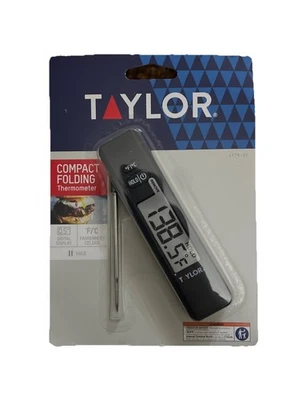 Taylor Compact Digital Folding Probe Kitchen Digital Thermometer. Reads In F/C - Image 1 of 2