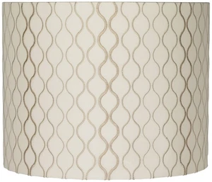Embroidered Hourglass Medium Lamp Shade 14" Wide x 11" High (Spider) Replacement - Picture 1 of 7