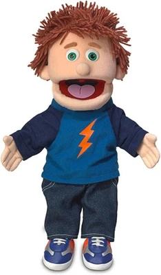 14" Tommy, Peach Boy, Hand Puppet, by Silly Puppets  - Image 1 of 4