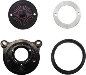 S&S Air Stinger Stealth Air Cleaner Kit - Gloss Black Motorcycle 170-0720A - Изображение 1 из 3