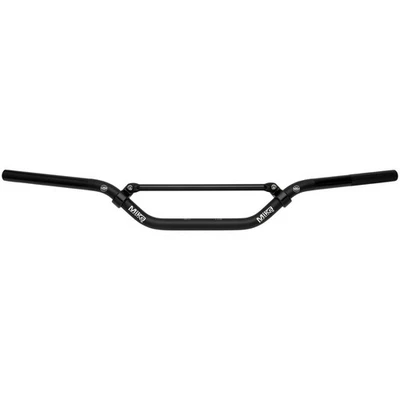 Manillar Mika Metals 7/8" sin almohadilla de barra mini curva baja negro para Honda XL100S Foto 1 de 2