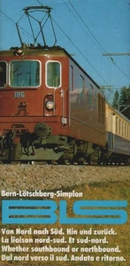 Bern-Lötschberg-Simplon BLS. Von Nord nach Süd. Hin und zurück = La liais 152979 - Bild 1 von 1