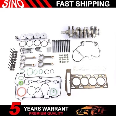 Engine Rebuild Overhaul Kit Crankshaft Con Rods Gasket Kit For Chevy GMC 2.4L US - Image 1 of 4