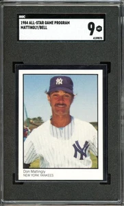 1984 All-Star Game Program Insert Don Matting RC/Rookie Yankees George Bell back - Picture 1 of 3
