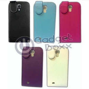 CASE FOR SAMSUNG GALAXY S4 FLIP PU LEATHER IN VARIOUS COLORS POUCH PHONE COVER - Picture 1 of 1