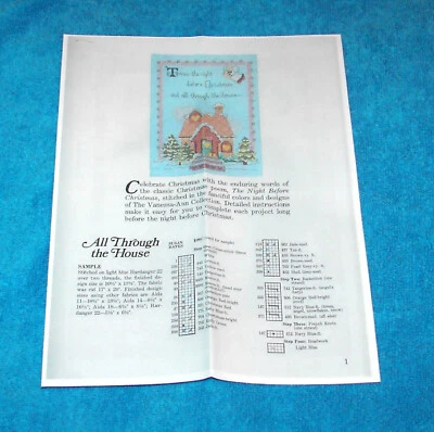 COUNTED CROSS STITCH PATTERN ONLY - ALL THROUGH THE HOUSE - Image 1 of 2
