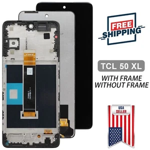 LCD Display Touch Screen Digitizer Assembly Frame Panel For TCL 50 XL 5G T702W - Picture 1 of 8
