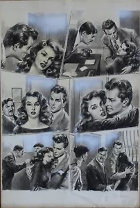 WALTER MOLINO - TAVOLA ORIGINALE pubblicata su GRAND HOTEL - Bild 1 von 1