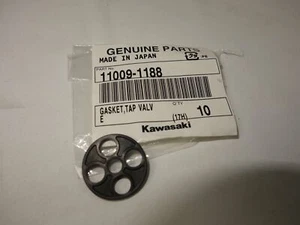 KAWASAKI OEM 11009-1188 GASKET FUEL TAP KR250B KR250C - Picture 1 of 1
