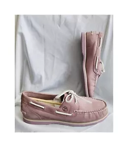 Timberland klassische Damen-Bootsschuhe in mittlerer lila Größe | 9M Neu - Bild 1 von 3