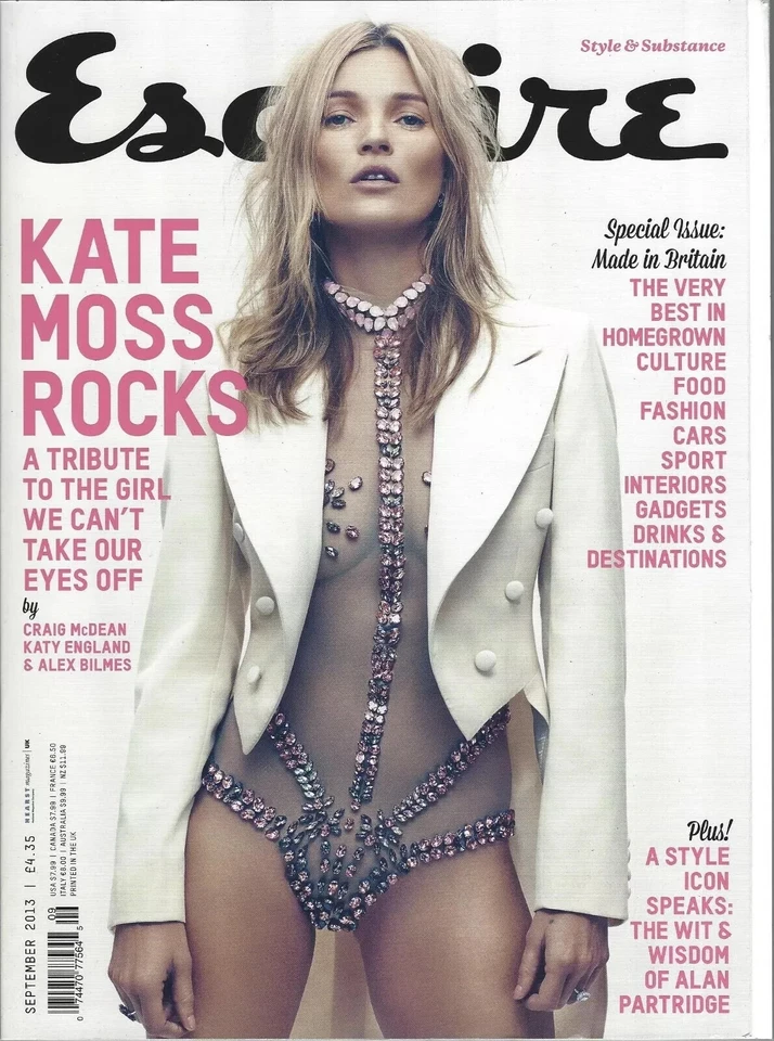 KATE MOSS ESQUIRE MAGAZINE UK SEPTEMBER 2013 💲 Foto 1 de 1