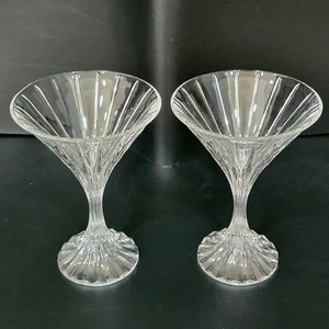 2 Mikasa Park Lane Martini cóctel margarita cristal cristal vajilla retirada - Imagen 1 de 15