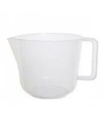 New 6 x 2Lt / 3.5pt Round Plastic Clear Jug Measuring Mixing Water Home Kitchen