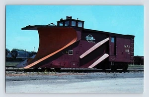 Postal Tren Ferroviario Illinois Missouri Pacific Quitanieves MPX 1982 Cromo - Imagen 1 de 2