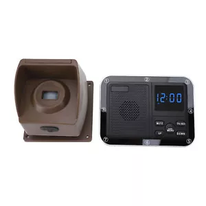 Solar Driveway Alarm Waterproof Dustproof 2624.7ft Long Range Outdoor Motion Fit - Picture 1 of 24