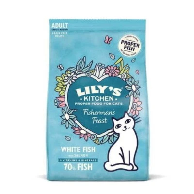 Lily's Kitchen Fisherman's Feast Trockenfutter für Katzen - Bild 1 von 2