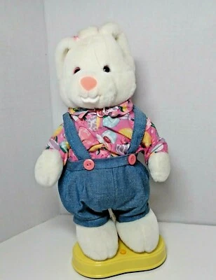 Gemmy "Egg Works" Vintage Hip Swinging Easter Bunny Rabbit 1998 Singing READ - Image 1 of 4