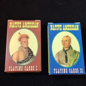 Indianer Spielkarten 1 & 2 Decks Sealed Neu Originalverpackt! Beide Decks!  - Bild 1 von 2