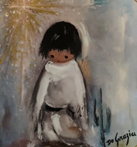 Native American Ted DeGrazia Plate "BLUEBOY" 1982 (Year TD Died) #1473 of 10,000 - Picture 1 of 7