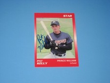 1989 STAR AUTOGRAPH SIGNED PAT KELLY #89 PRINCE WILLIAM MINT