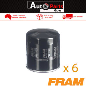 Fram Oil Filter Z418 x6 Bulk Lot fits Ford Ranger PJ PK 2.5D, 3.0D, Toyota Hilux
