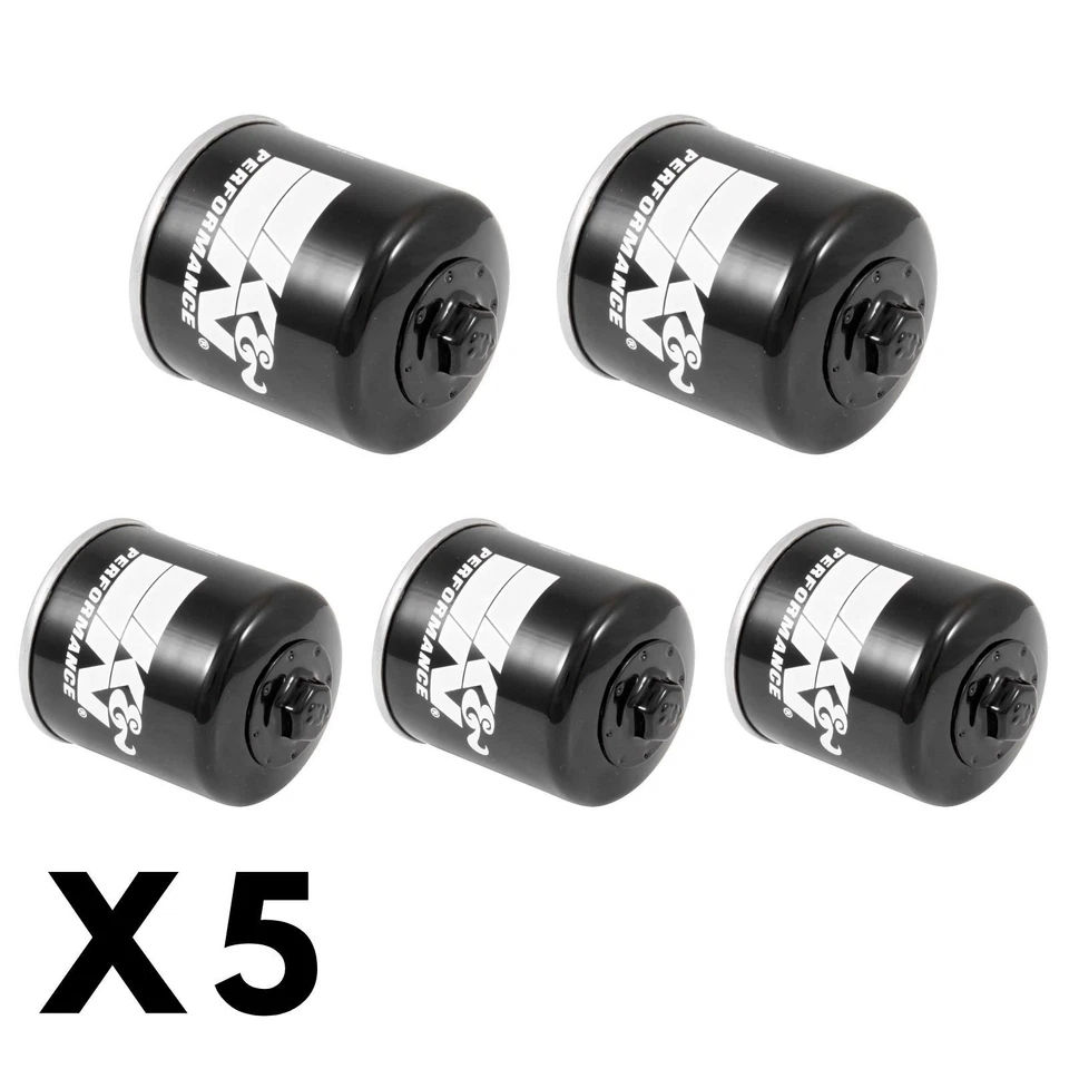 Paquete de 5 filtros de aceite K&N para Kawasaki Z1000 2007-2013 Foto 1 de 1