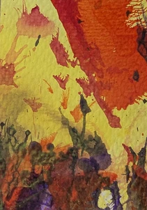 ACEO Quadro Astratto Originale Carta Arte Moderna da Collezione Josh Merritt - Foto 1 di 1