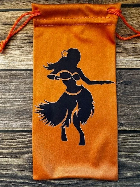 Gafas de sol suaves ojos accesorios bolsa tirar superior portátil naranja Hula HI bailarina Ohan Foto 1 de 1