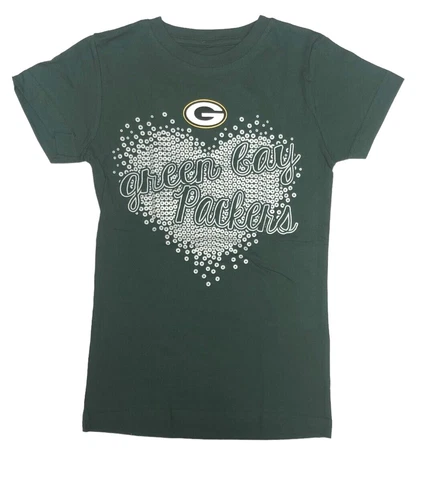 Green Bay Packers NFL Girl's T-Shirt Cover
