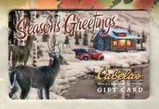 CABELA'S Season's Greetings, Deer, Christmas Cottage ( 2011 ) Gift Card ( $0 )