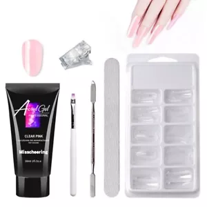 Painless Extension Gel Nail Art Without Paper Holder Painless Crystal Gel Set - Picture 1 of 19