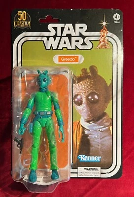 Figura Kenner Star Wars The Black Series Lucasfilm 50th Retro GREEDO 6" Foto 1 de 2